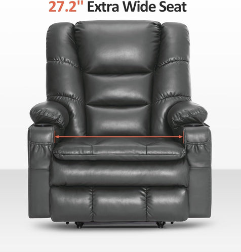 Coach Recliner Chair with Massage And More