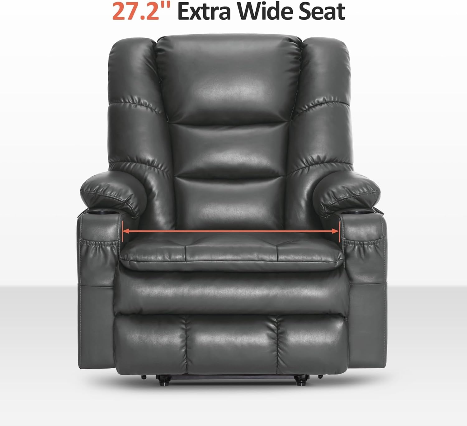 Coach Recliner Chair with Massage And More