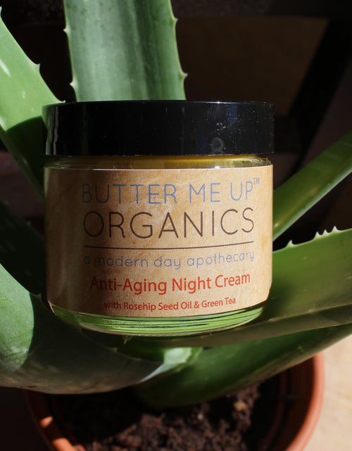 Load image into Gallery viewer, Anti Aging Night Cream Face Moisturizer Organic Green Tea
