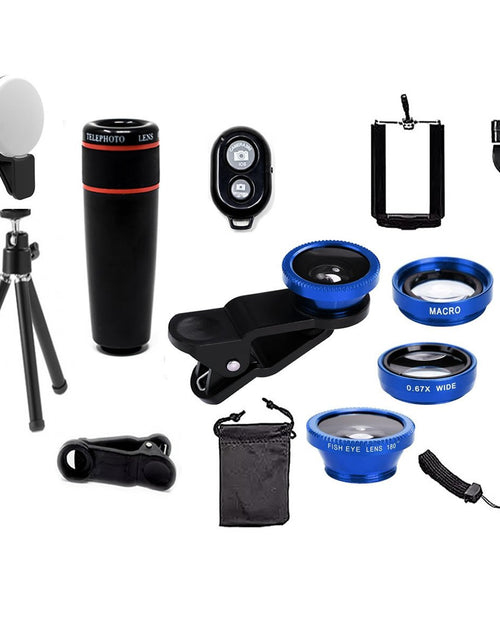 Load image into Gallery viewer, 11 in 1 Smartphone Photography Selfie Bundle Camera Lens Kit
