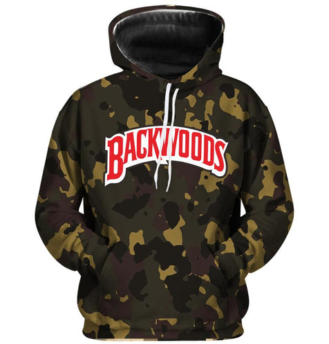 Street Ready "NEW Black" Camouflage Hoodie Streetwear Men and Women
