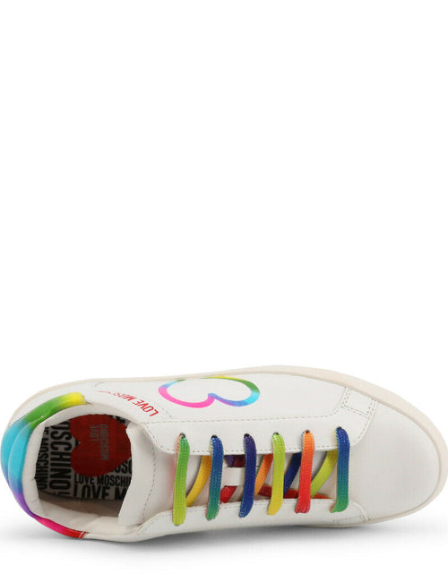 Load image into Gallery viewer, Italian Imported Rainbow Heart Sneakers
