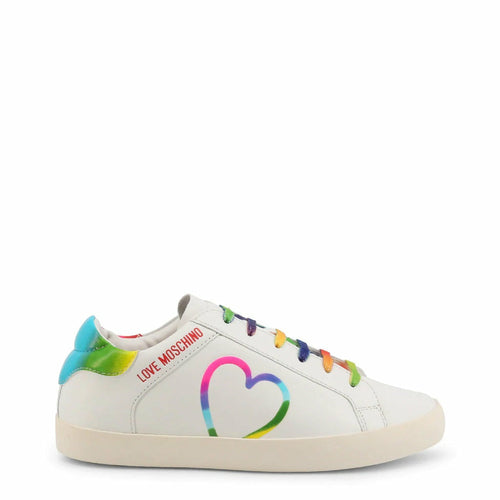 Italian Imported Rainbow Heart Sneakers