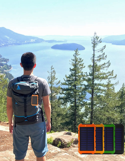 Load image into Gallery viewer, Solar Power Bank Phone or Tablet Charger
