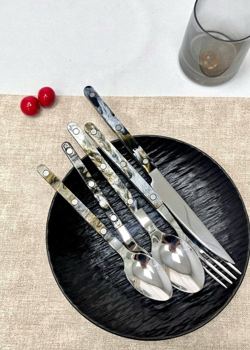 Modern Elegant Terra Flatware - Bistrot Style Cutlery