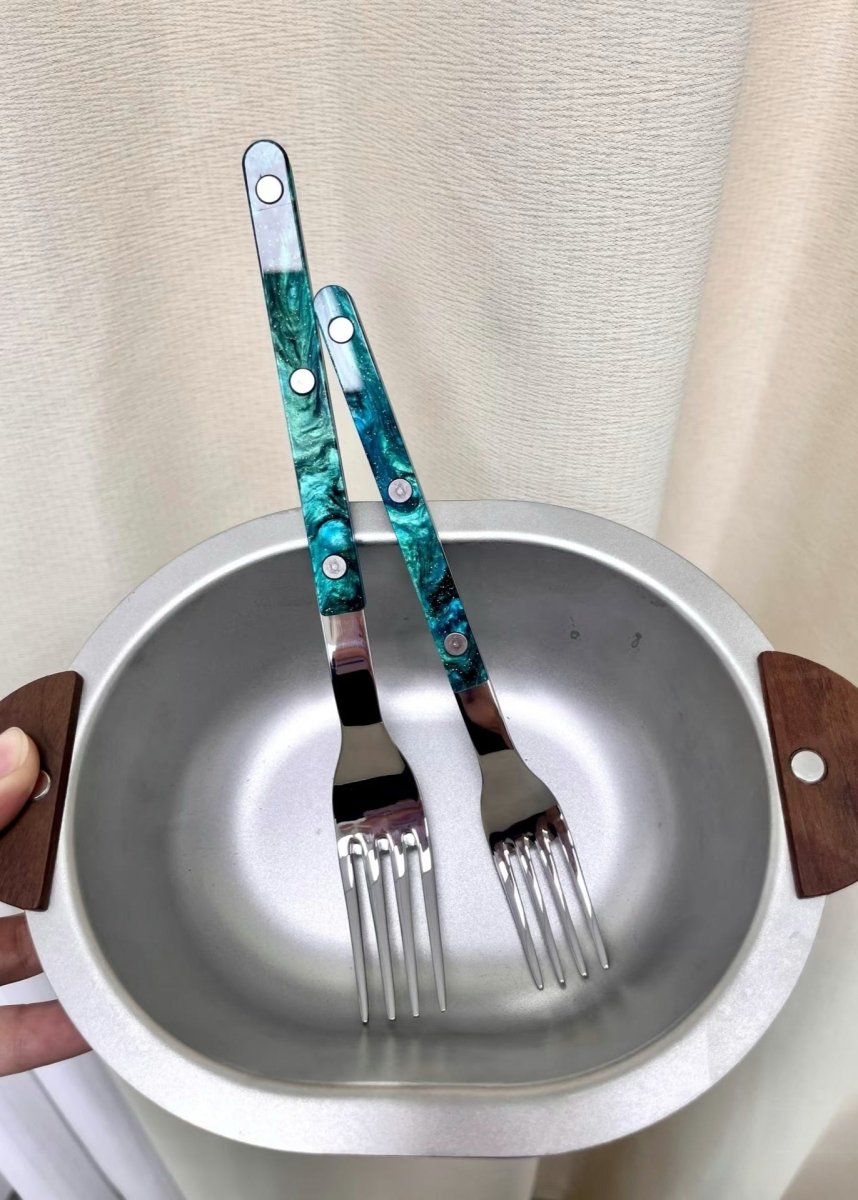 Modern Elegant Terra Flatware - Bistrot Style Cutlery