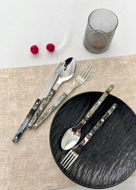 Modern Elegant Terra Flatware - Bistrot Style Cutlery