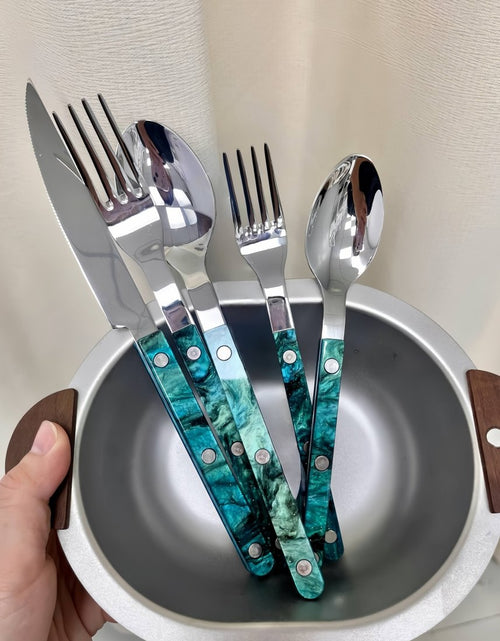 Load image into Gallery viewer, Modern Elegant Terra Flatware - Bistrot Style Cutlery
