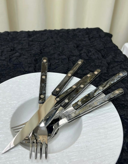 Load image into Gallery viewer, Modern Elegant Terra Flatware - Bistrot Style Cutlery
