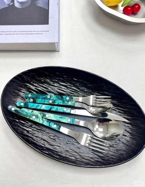 Load image into Gallery viewer, Modern Elegant Terra Flatware - Bistrot Style Cutlery
