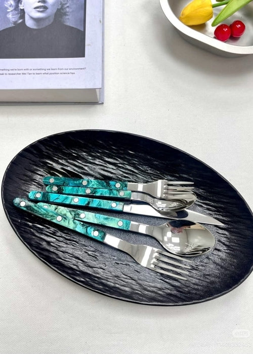 Modern Elegant Terra Flatware - Bistrot Style Cutlery