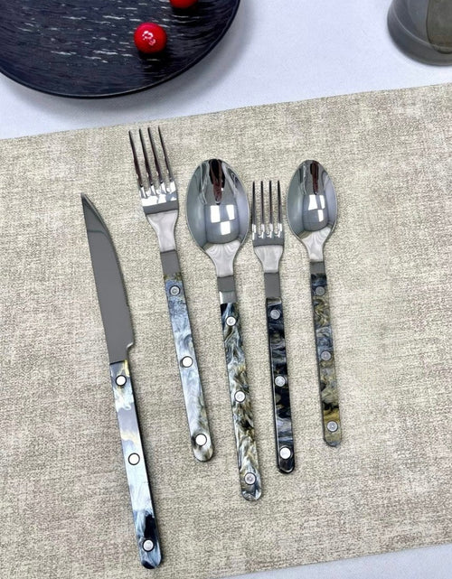 Load image into Gallery viewer, Modern Elegant Terra Flatware - Bistrot Style Cutlery
