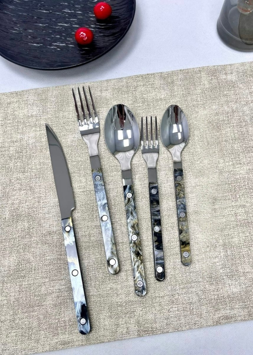 Modern Elegant Terra Flatware - Bistrot Style Cutlery