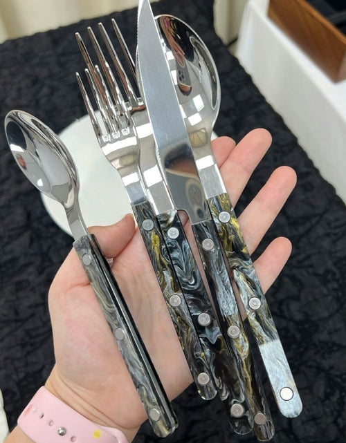 Load image into Gallery viewer, Modern Elegant Terra Flatware - Bistrot Style Cutlery
