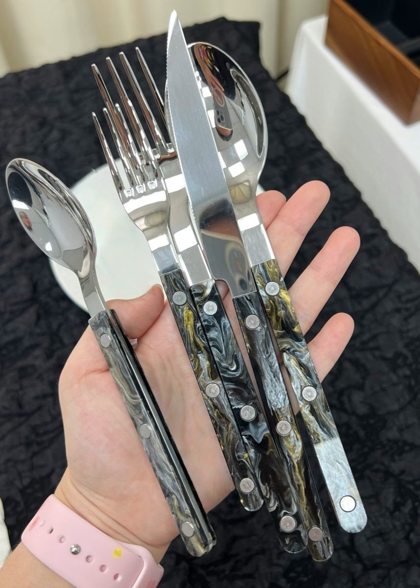 Modern Elegant Terra Flatware - Bistrot Style Cutlery
