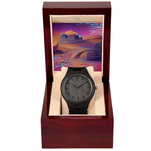 Load image into Gallery viewer, Wooden Watch + MC (No Engraving)
