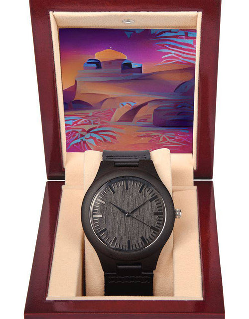 Load image into Gallery viewer, Wooden Watch + MC (No Engraving)
