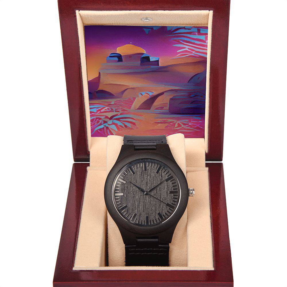 Wooden Watch + MC (No Engraving)