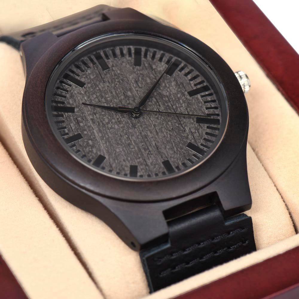 Wooden Watch + MC (No Engraving)