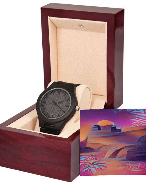 Load image into Gallery viewer, Wooden Watch + MC (No Engraving)
